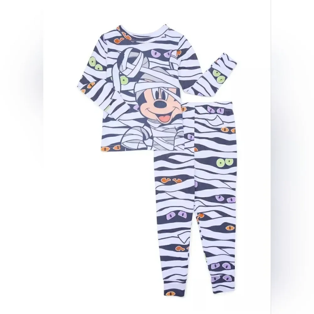 Disney Mickey Mouse Toddler Halloween Pajama Set, 2-Piece, Size 12M